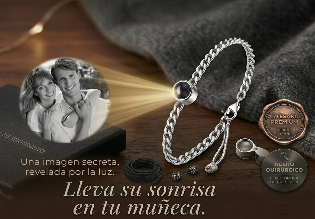 Esclava de Acero Titanio para Hombre/Mujer con foto Personalizada❗