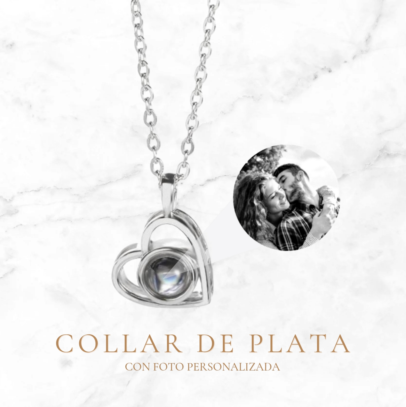 Collar y Dije Personalizado con Foto ❗Regalo Original 💕