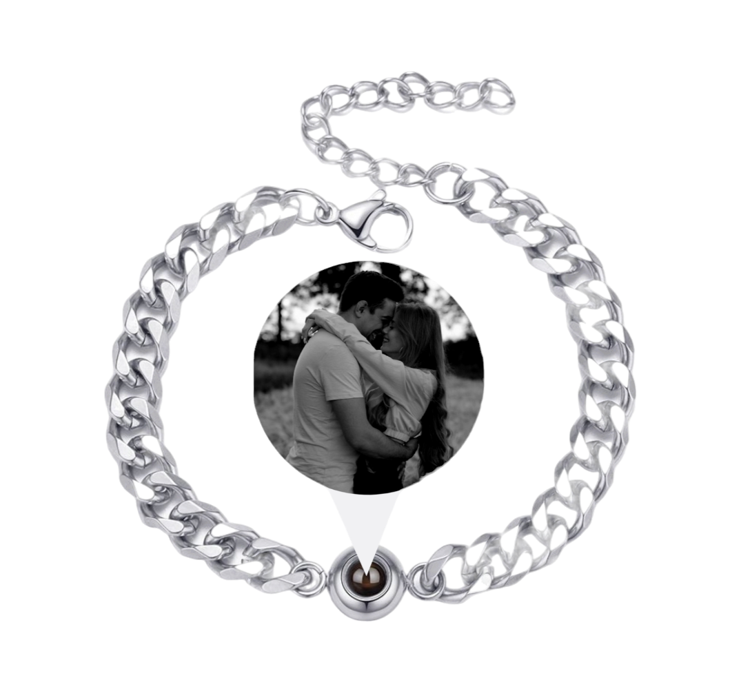 Esclava/Pulsera para Hombre y Mujer con foto Personalizada❤️