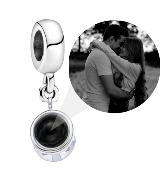 Charm de Plata para Pandora Personalizado con foto✅