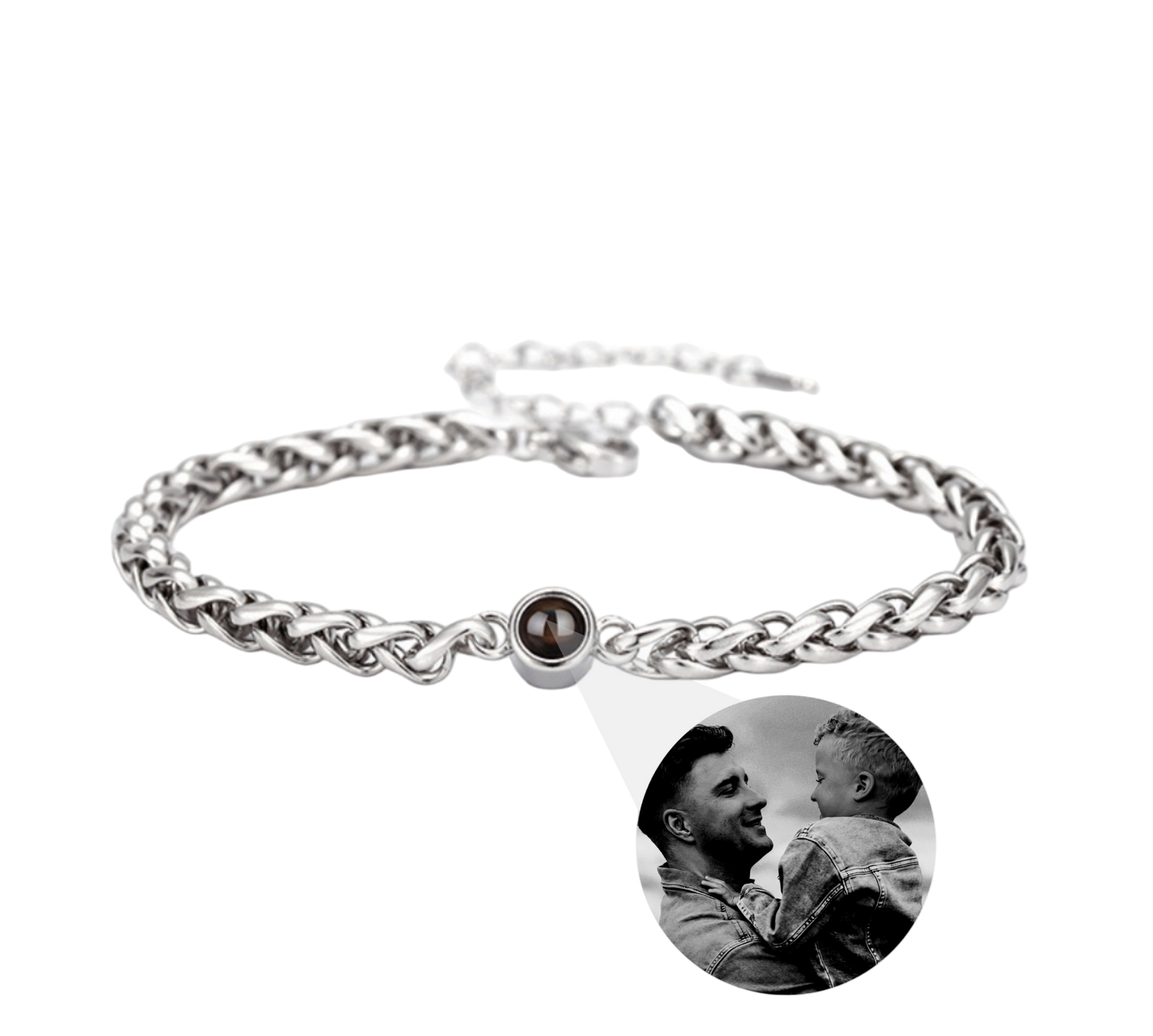 Esclava de Acero Titanio para Hombre/Mujer con foto Personalizada❗