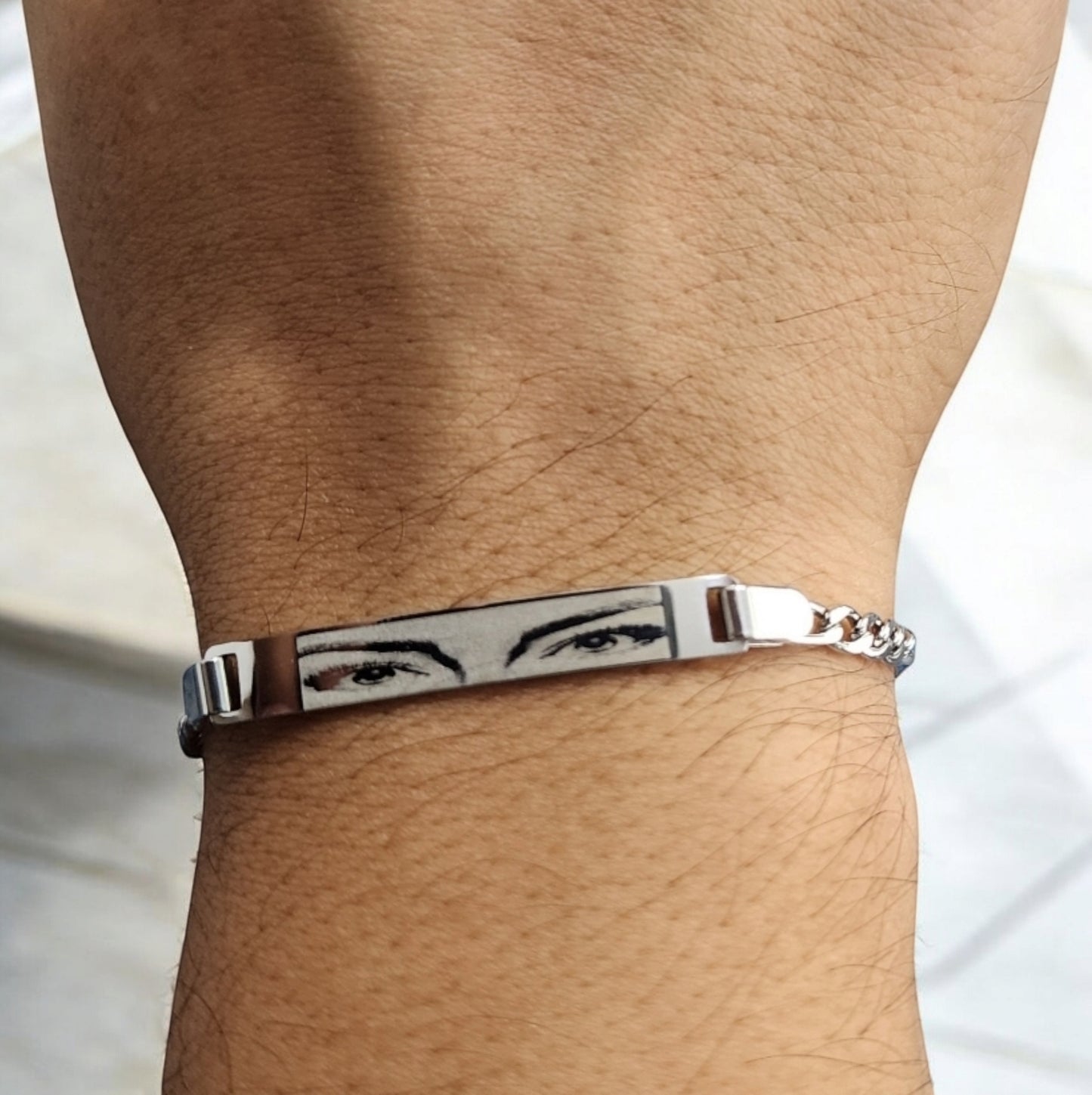 Pulsera para adultos o niños Grabada con nombre o foto❤️