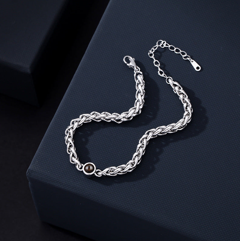 Esclava de Acero Titanio para Hombre/Mujer con foto Personalizada❗