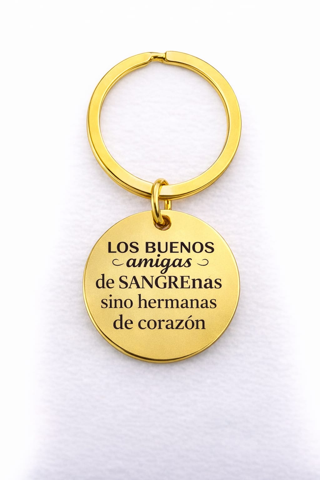 Llavero Personalizado en Acero Inoxidable – Grabado Láser con Foto o Frase♥️