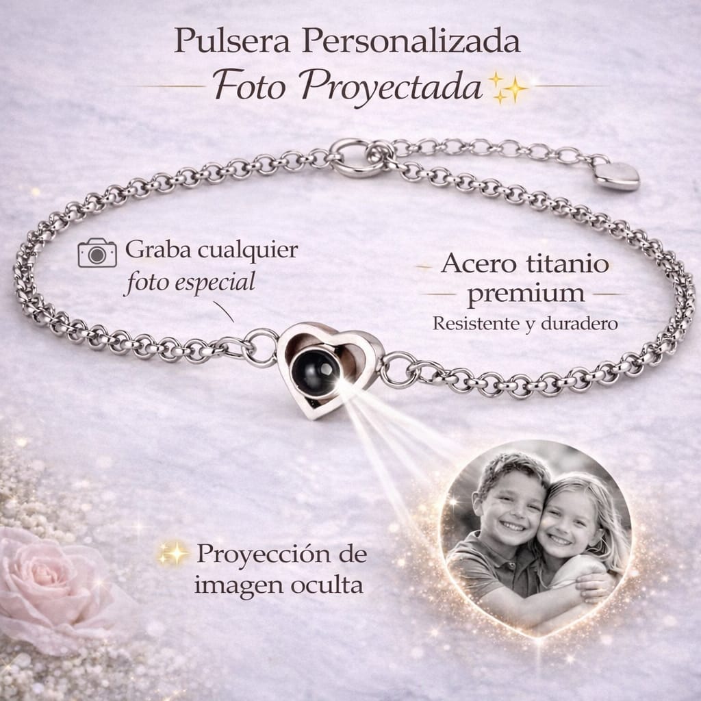 Pulsera con Dije de Corazón