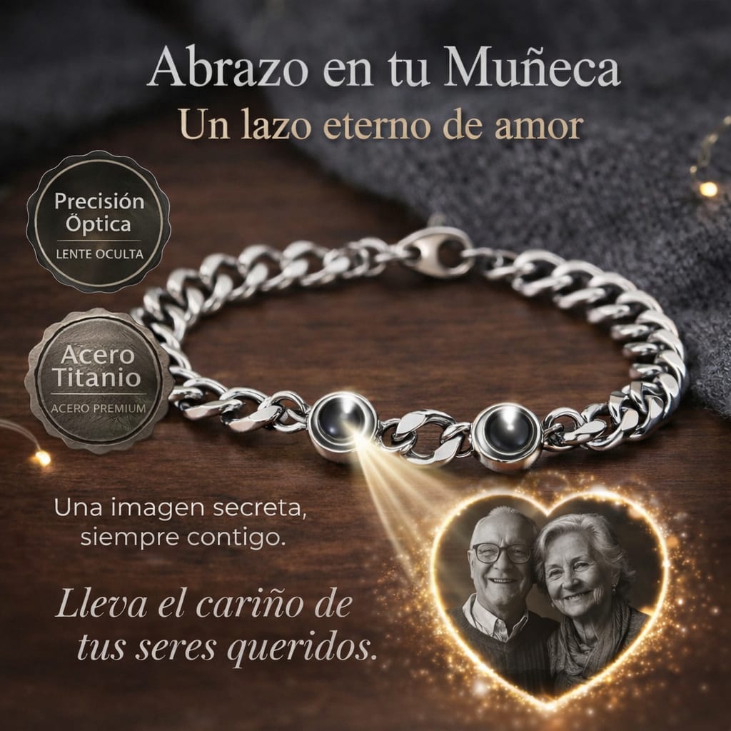 Esclava de Proyección para Dama y Caballero 2 Dijes para Foto Incluidos♥️
