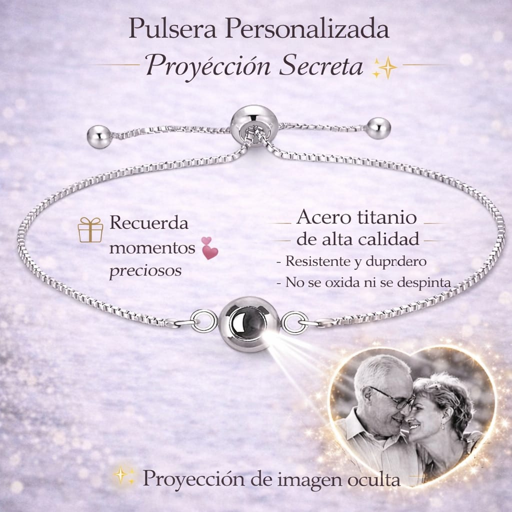 Pulsera de Acero titanio Dama Ajustable