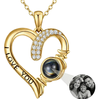 Collar de Corazón I Love You