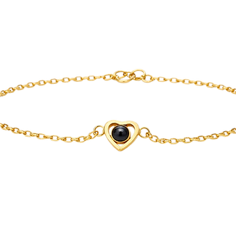 Pulsera con Dije de Corazón