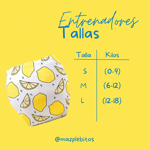 Pañal Calzón Entrenador para Niños👩‍👦‍👦 100% Algodón (Ecologicos) 👌