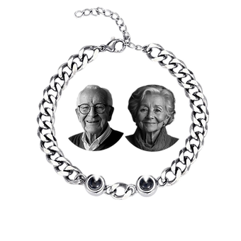 Esclava de Proyección para Dama y Caballero 2 Dijes para Foto Incluidos♥️
