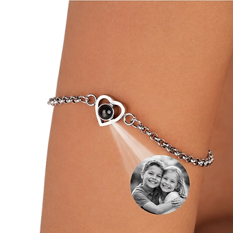 Pulsera con Dije de Corazón