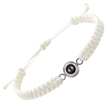 Pulsera para Hombre de Cuerda Tejida con foto Personalizada❤️