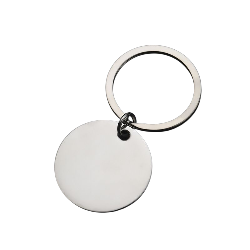 Llavero Personalizado con Foto o Frase en Acero Inoxidable | Grabado Láser