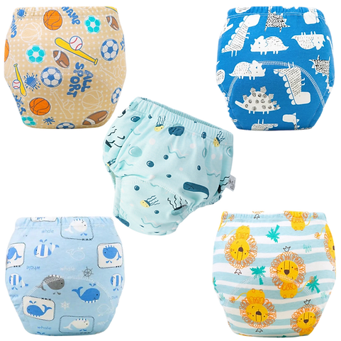 Pañal Calzón Entrenador para Niños👩‍👦‍👦 100% Algodón (Ecologicos) 👌