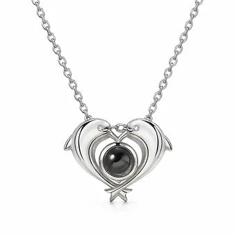 Collar y Dije de Delfines