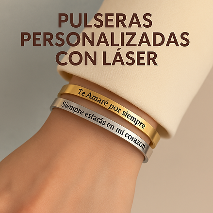 Esclava para Dama Personalizable Laser con Nombre