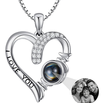 Collar de Corazón I Love You