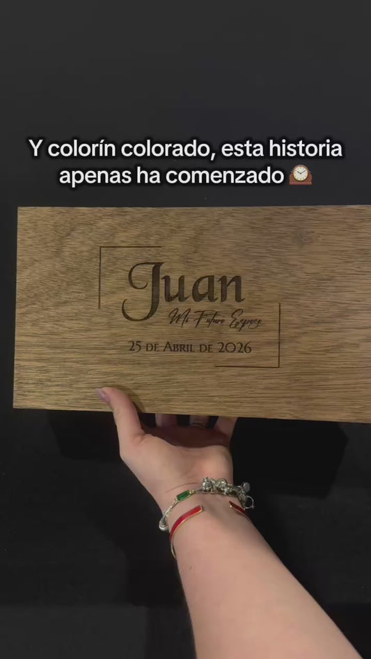 💍 Caja personalizada para novio – El regalo perfecto antes de la boda